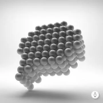 Speech icon. Design element. 3d vector illustration Stock Illustration