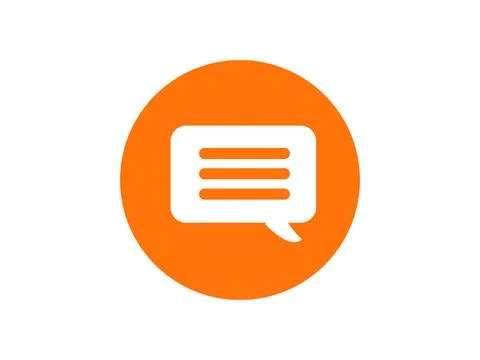 Speech icon. Text message icon Stock Illustration