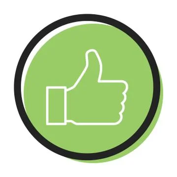 Speech icon vector bubble like dos , green color. flat simple trend modern lo Stock Illustration