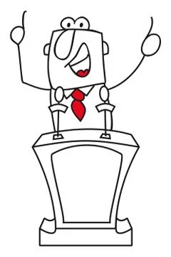 Speech Stock Illustration