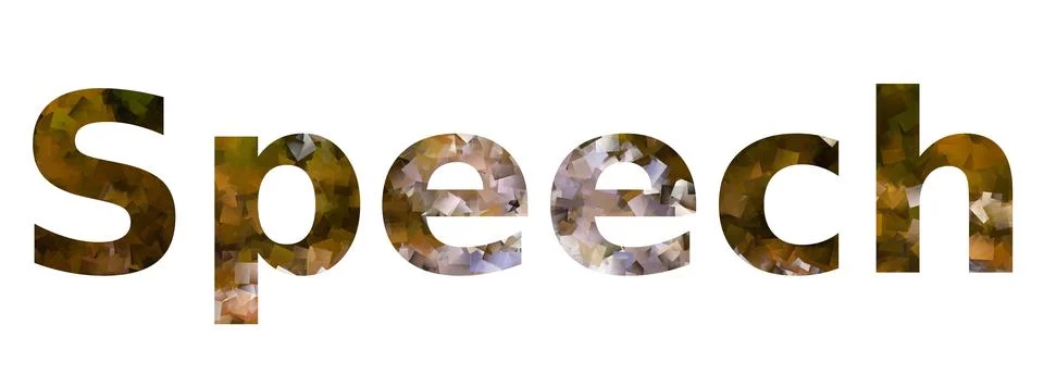 Speech Stock Illustration