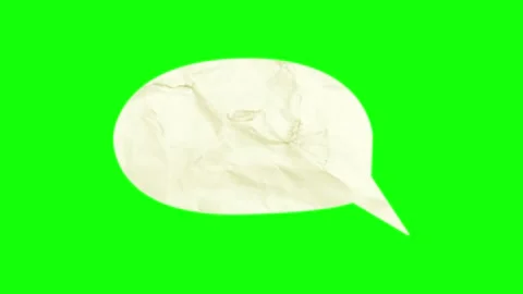 Speech Looping with Bubble - Royalty Free Clip Stock Footage 345498595