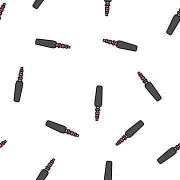 Speech mic microphone vector seamless pattern Stock Illustration