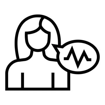 Speech recognition icon outline vector. Voice command Stock Illustration