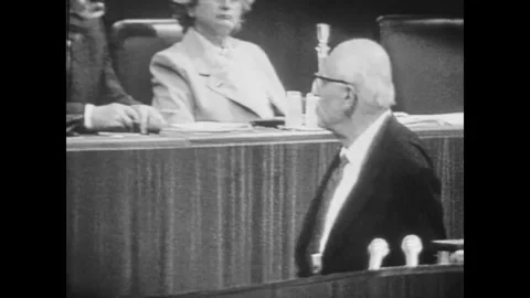 Speech by Soviet physicist Andrei Sakharov Vídeos de archivo 285158194