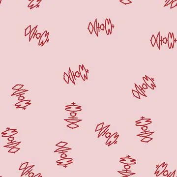 Speech waveform nlp line seamless pattern Stock Illustration