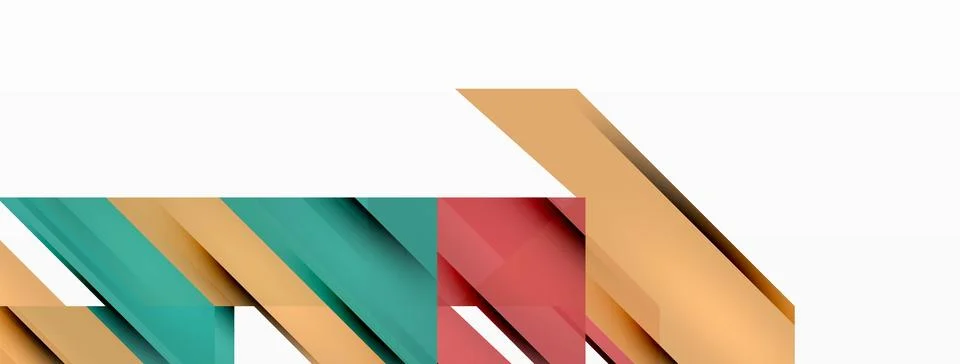 Speed and sport geometric background. Color lines dynamic template for wallpaper Stock Illustration