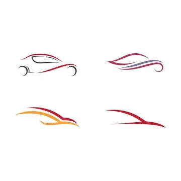 Speed Auto car Logo Stock-Illustration