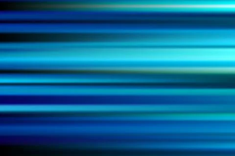 Speed blue light trails with motion blur of night lights. Stock Illustration