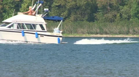 Speed Boat 2 Stock Footage 12065466