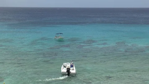 Speed Boat Barbados Stock Footage 107672717