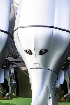 Speed boat engine Foto stock