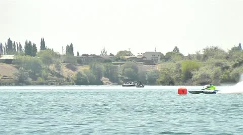 Speed boat Stock Footage 11233966