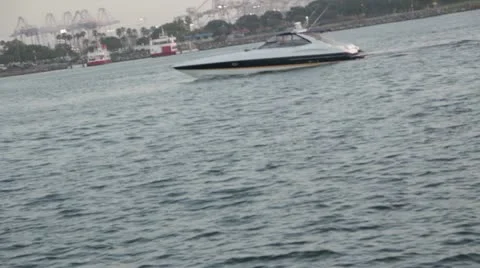 Speed boat Stock-Footage 11412464