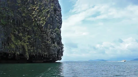 Speed boat Stock Footage 24650806