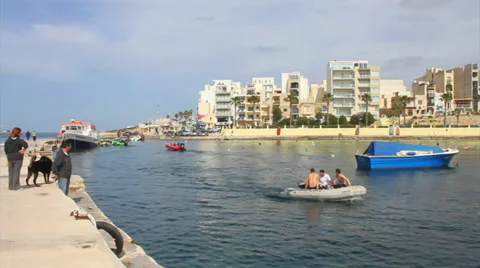 Speed boat Stock Footage 37327168