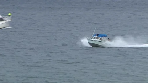 Speed boat Video stock 41441079