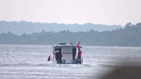 Speed Boat Video stock 209886569