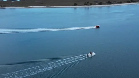 Speed boat Stock Footage 283930755