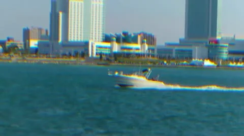 Speed Boat (HD) Stock Footage 11398795