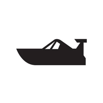 Speed boat icon Stock Illustration