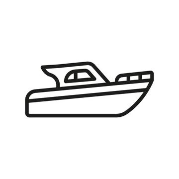 Speed boat icon vector design templates simple Stock Illustration