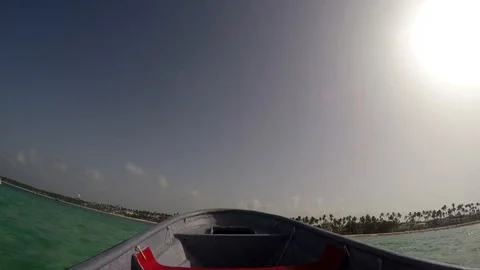 Speed Boat on the Ocean 스톡 동영상 95260963