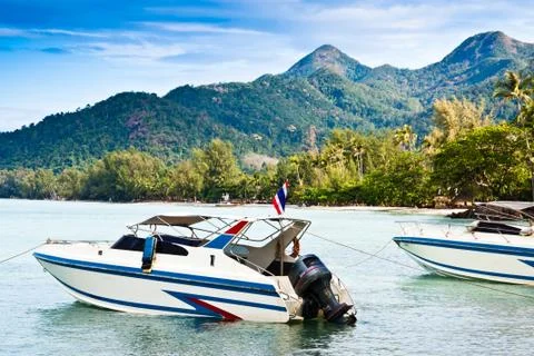 Speed boat Stock Photos