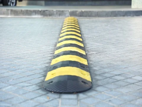 The speed bump Stock Footage 103892552