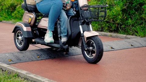 Speed bump Stock Footage 108648367