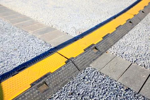 Speed bumps Stock Photos