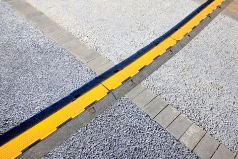 Speed bumps Stock Photos