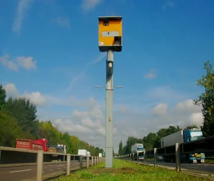 Speed Camera UK Timelapse Stock Footage 12321070