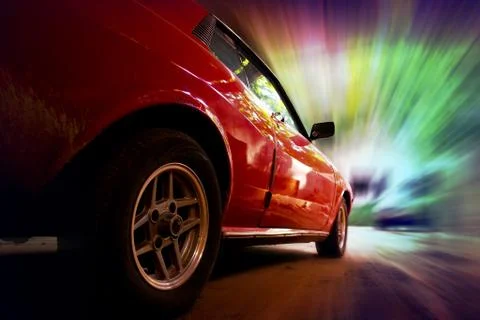 Speed car Stock Photos