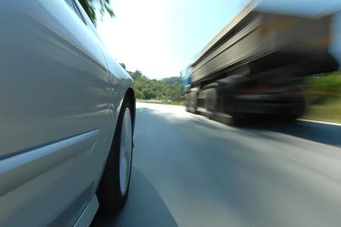 Speed car, warp 库存照片