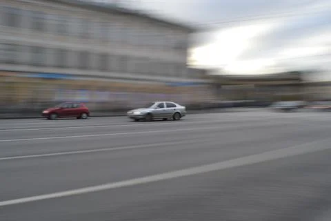 Speed in the city Stock Photos