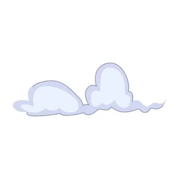 Speed cloud moving fast producing smoke trail effect Stock Illustration