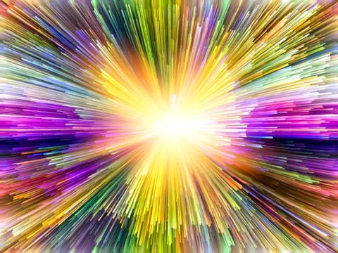 Speed of Colors Stock Illustration