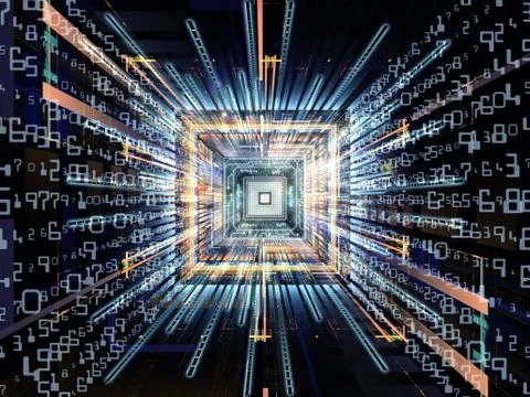 Speed of Computer 스톡 일러스트