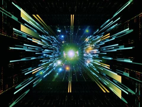 Speed of  Computing Ilustração Stock