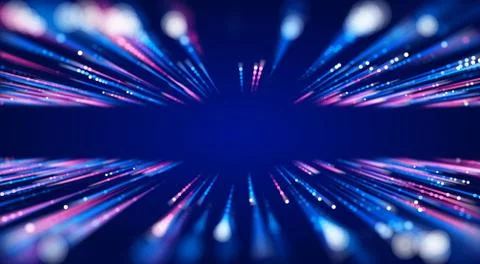 Speed connection vector background. Database data transfer acceleration Stock Illustration