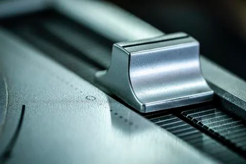 Speed Control on Pro CD Player Stock Photos