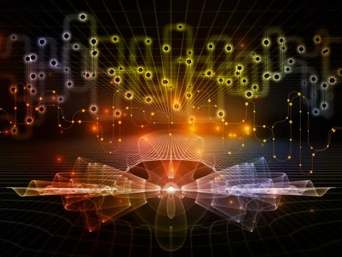 Speed of Data Transfers 스톡 일러스트