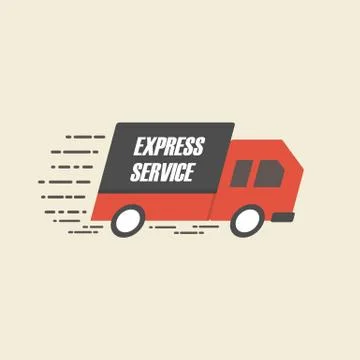 Speed delivery Illustrazione stock