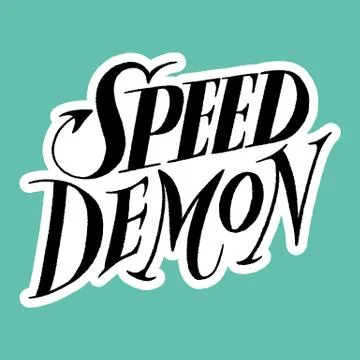 Speed Demon Stock Illustration