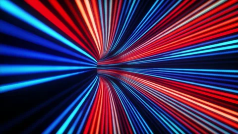 Speed up digital light vortex rotation 動画素材 165253942