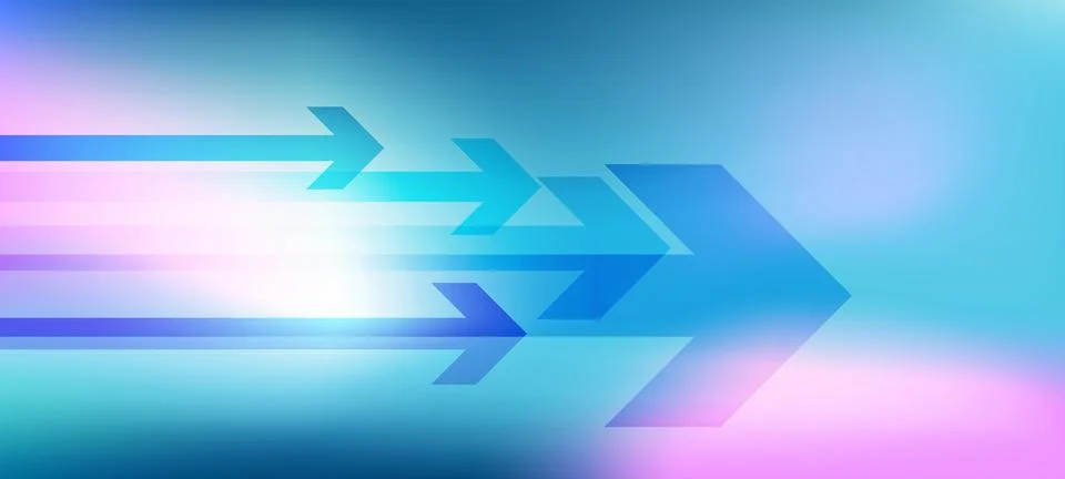 Speed, direction arrows, abstract background, website header template Stock Illustration