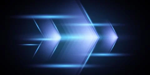 Speed, direction arrows, abstract background, website header template. Ilustração Stock