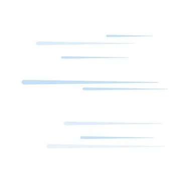 Speed effect line sideways Stock Illustration