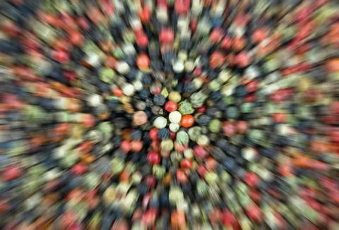 Speed focus in the center effect acceleration line rays blur effect blur mix Stock Photos